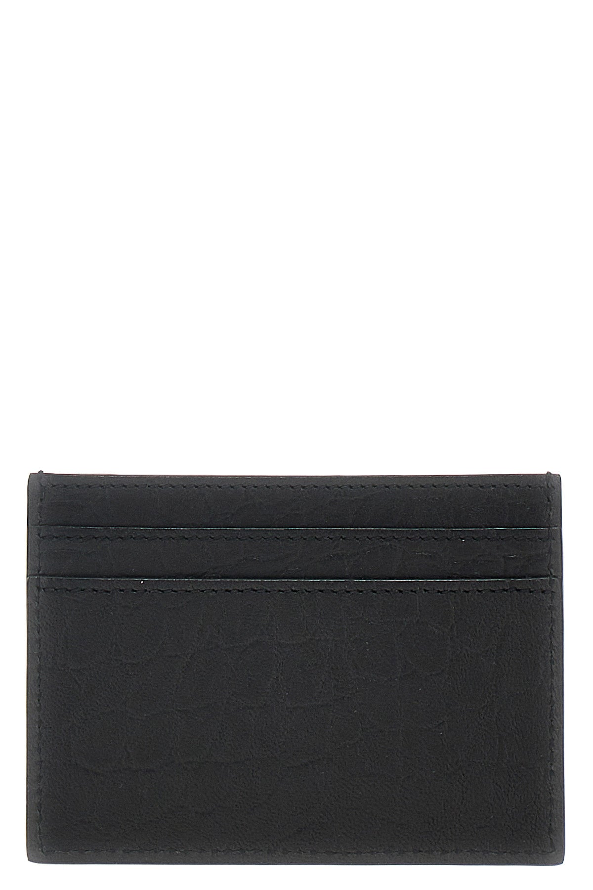 SAINT LAURENT 'Cassandre' card holder For Men 100% sheepSKIN