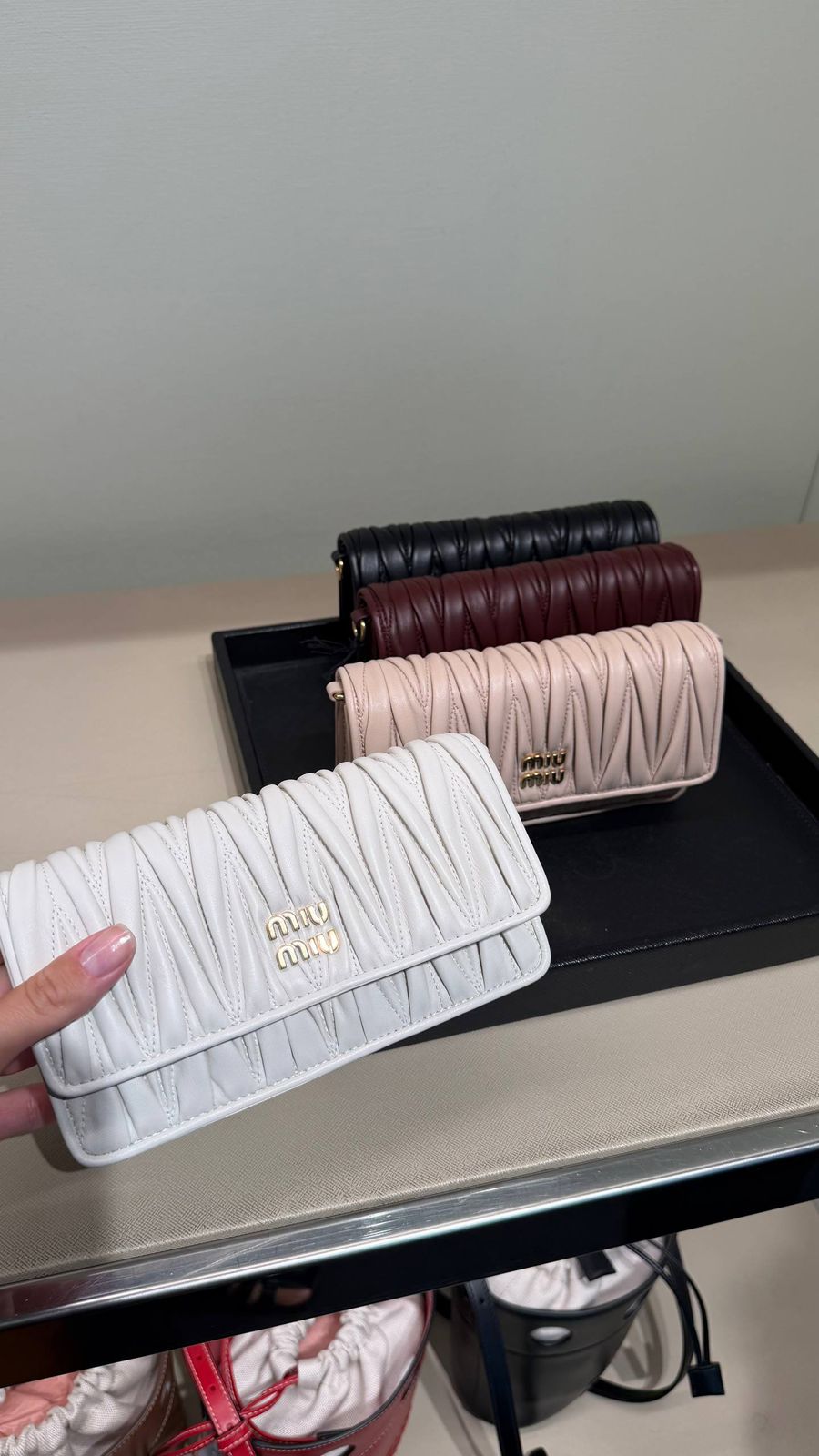 Matelassé Nappa Leather Wallet