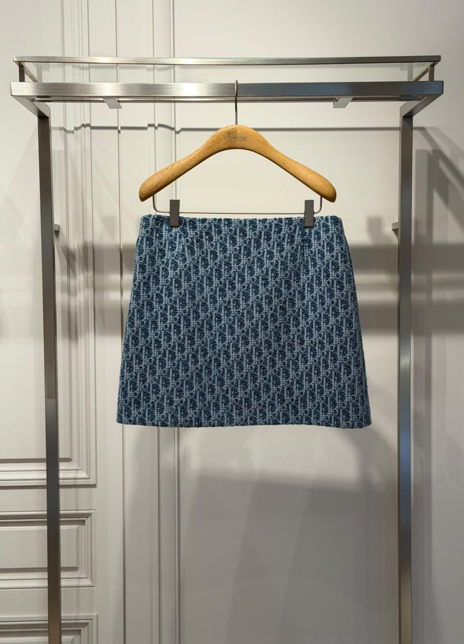 Oblique Mini Skirt