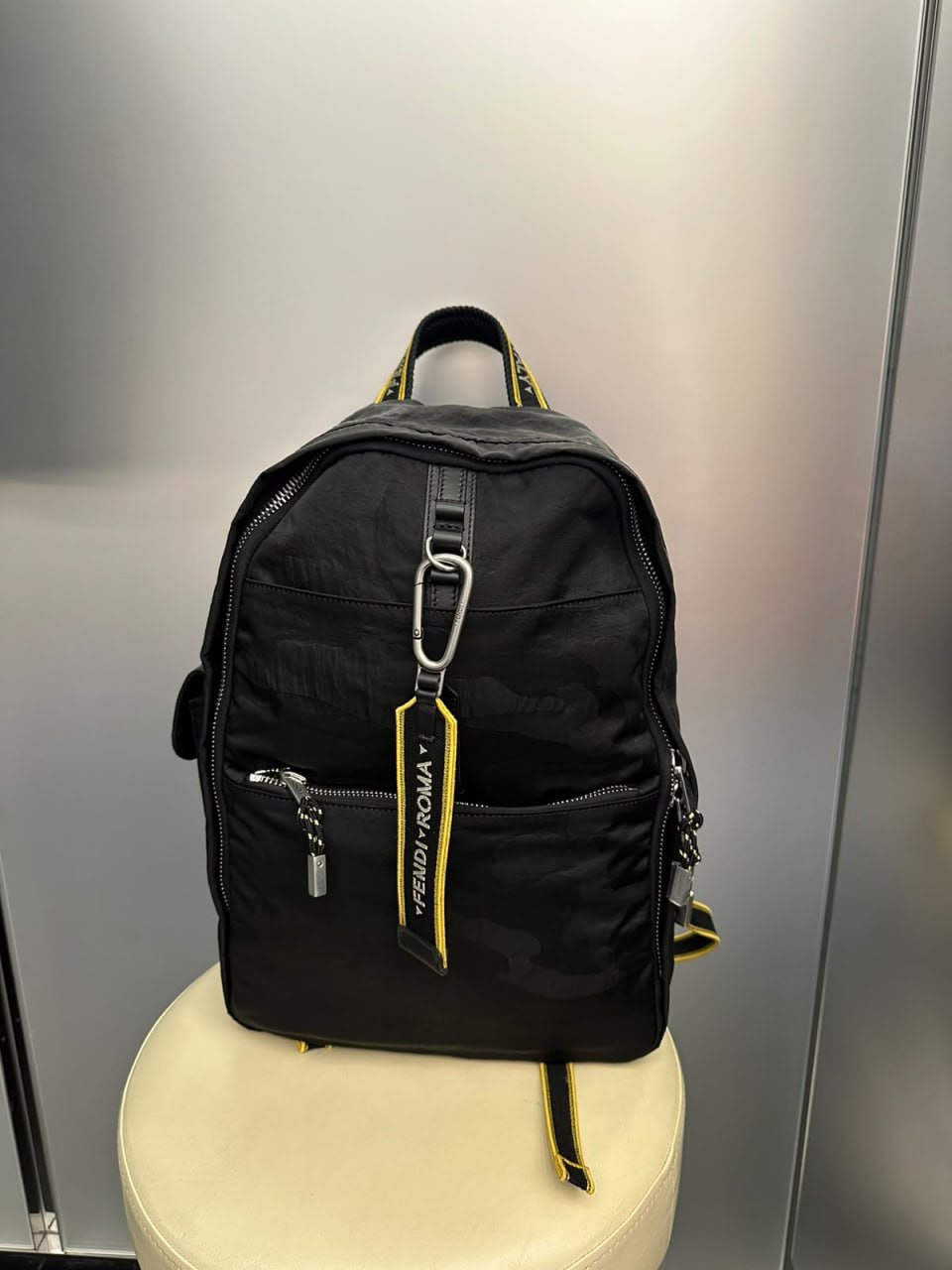 Nylon Backpack with Roma Strap