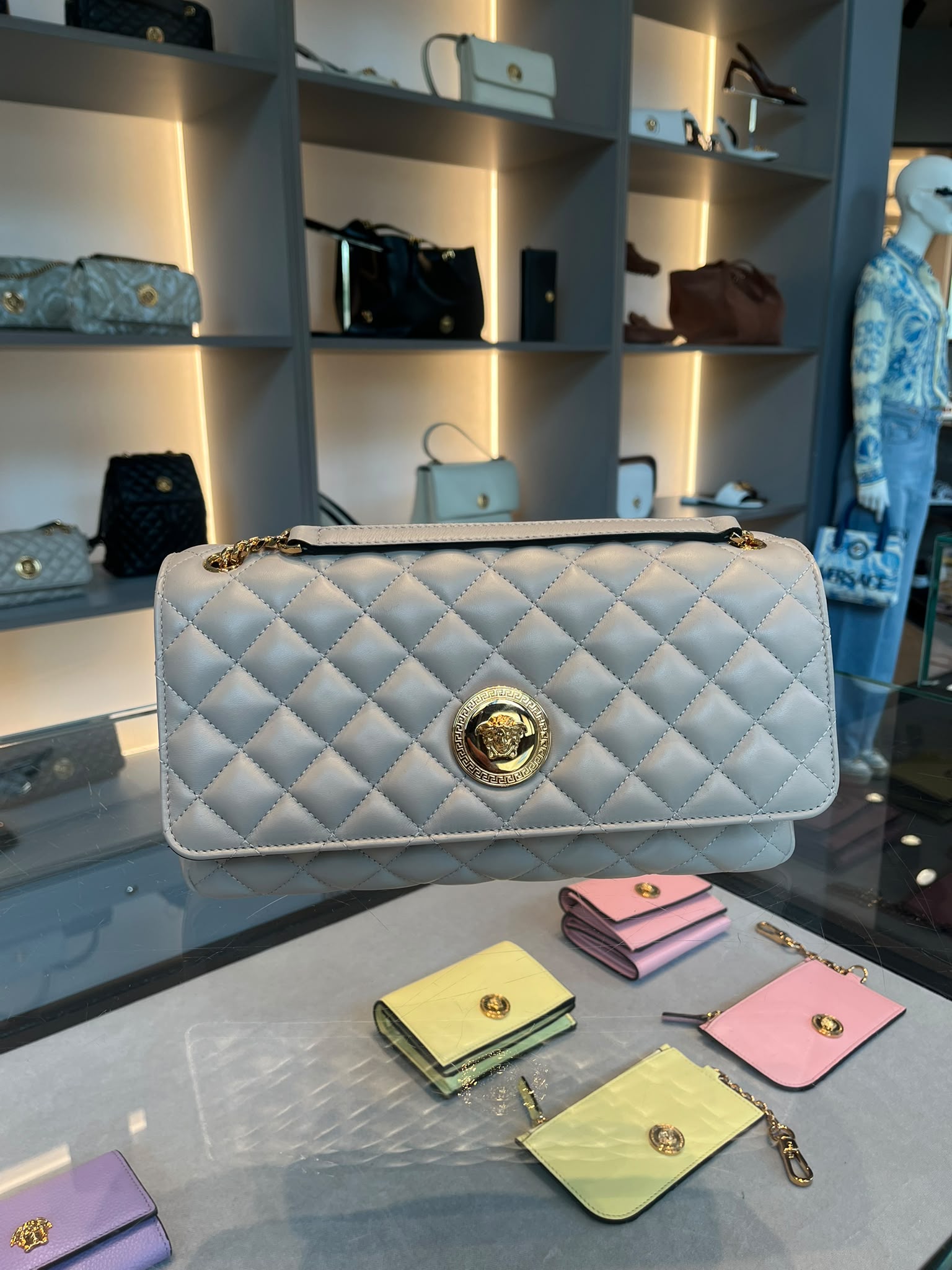 Quilted Leather Shoulder Bag
