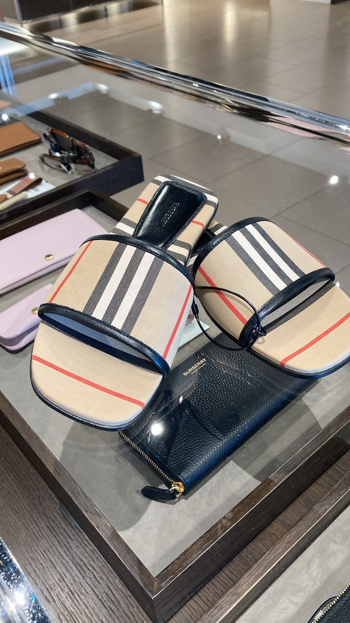 Burberry Vintage Check Cotton Slides