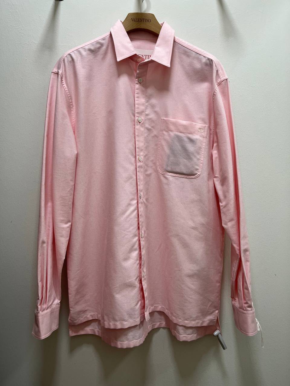 Poplin Shirt with VLogo Signature Pocket