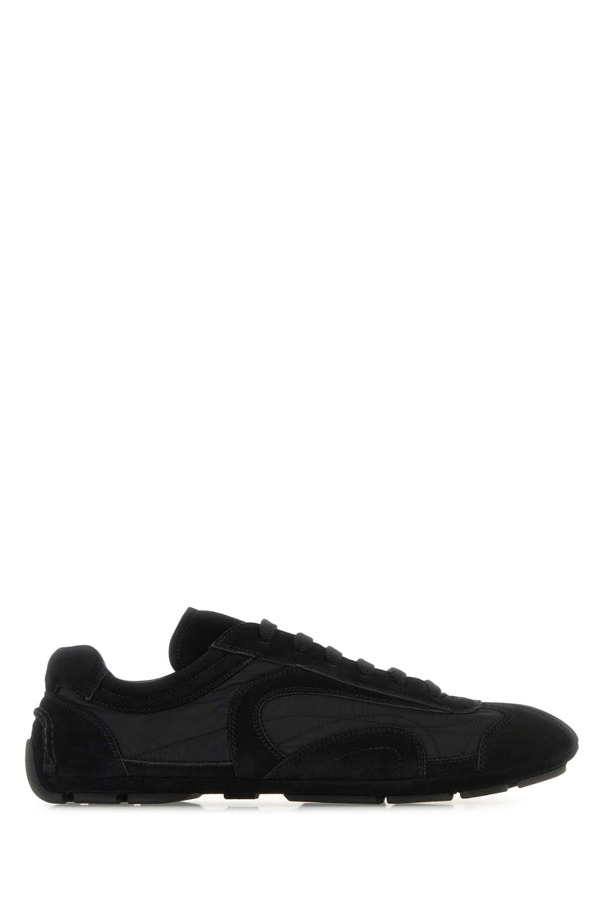 PRADA CALZATURE UOMO For Men Exterior: 100% Leather 100% Re-Nylon Interior: 100% Leather 100% Re-Nylon Sole: Rubber