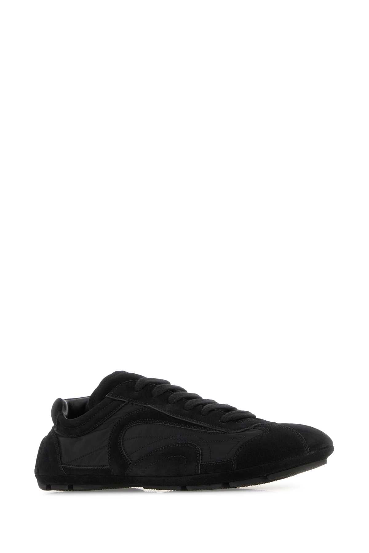 PRADA CALZATURE UOMO For Men Exterior: 100% Leather 100% Re-Nylon Interior: 100% Leather 100% Re-Nylon Sole: Rubber