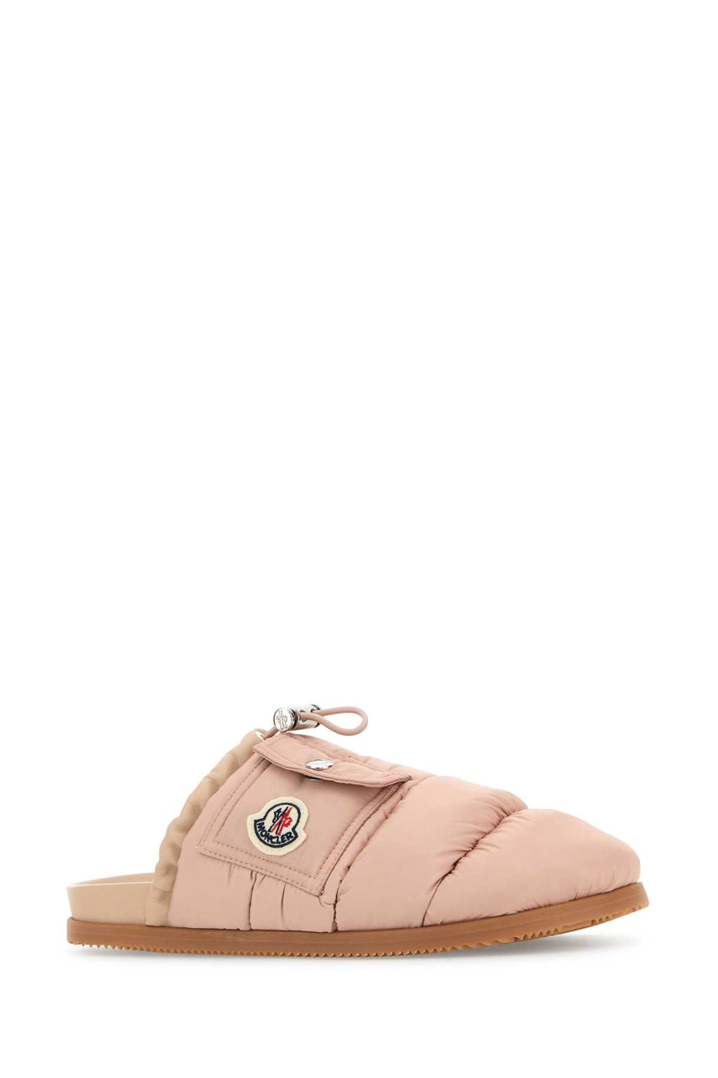 MONCLER MON POCKET MULE For Women Exterior: 100% Fabric Interior: 100% Fabric 100% Leather Sole: Rubber