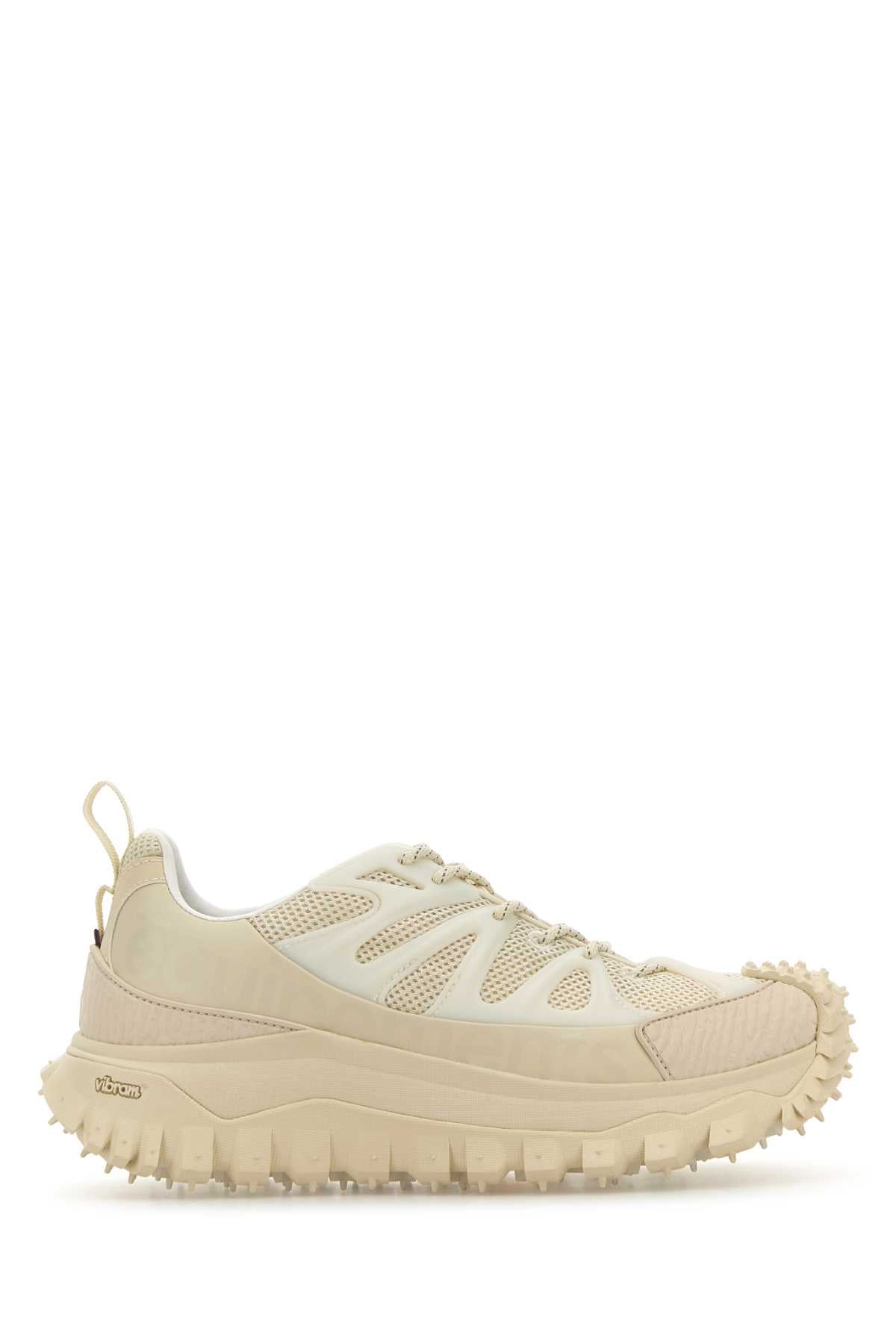 MONCLER TRAILGRIP AMOEBA LOW TOP SNEAKERS For Women Exterior: 100% Fabric 100% Leather 100% Rubber Interior: 100% Fabric Sole: Rubber