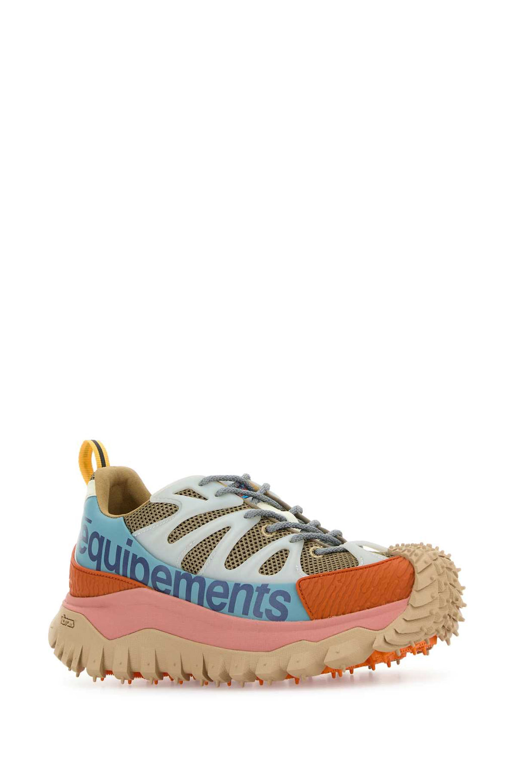 MONCLER TRAILGRIP AMOEBA LOW TOP SNEAKERS For Women Exterior: 100% Fabric 100% Leather 100% Rubber Interior: 100% Fabric Sole: Rubber