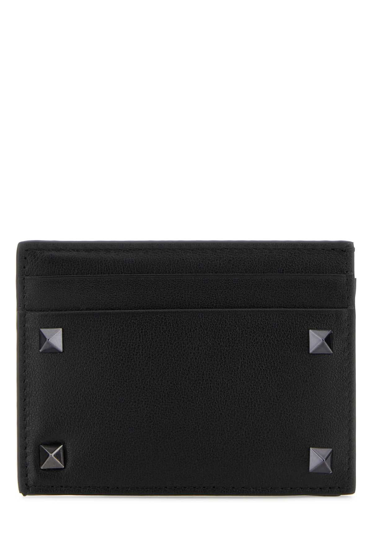 VALENTINO GARAVANI PORTAFOGLIO For Men Exterior: 100% Leather Finishing: Gunmetal