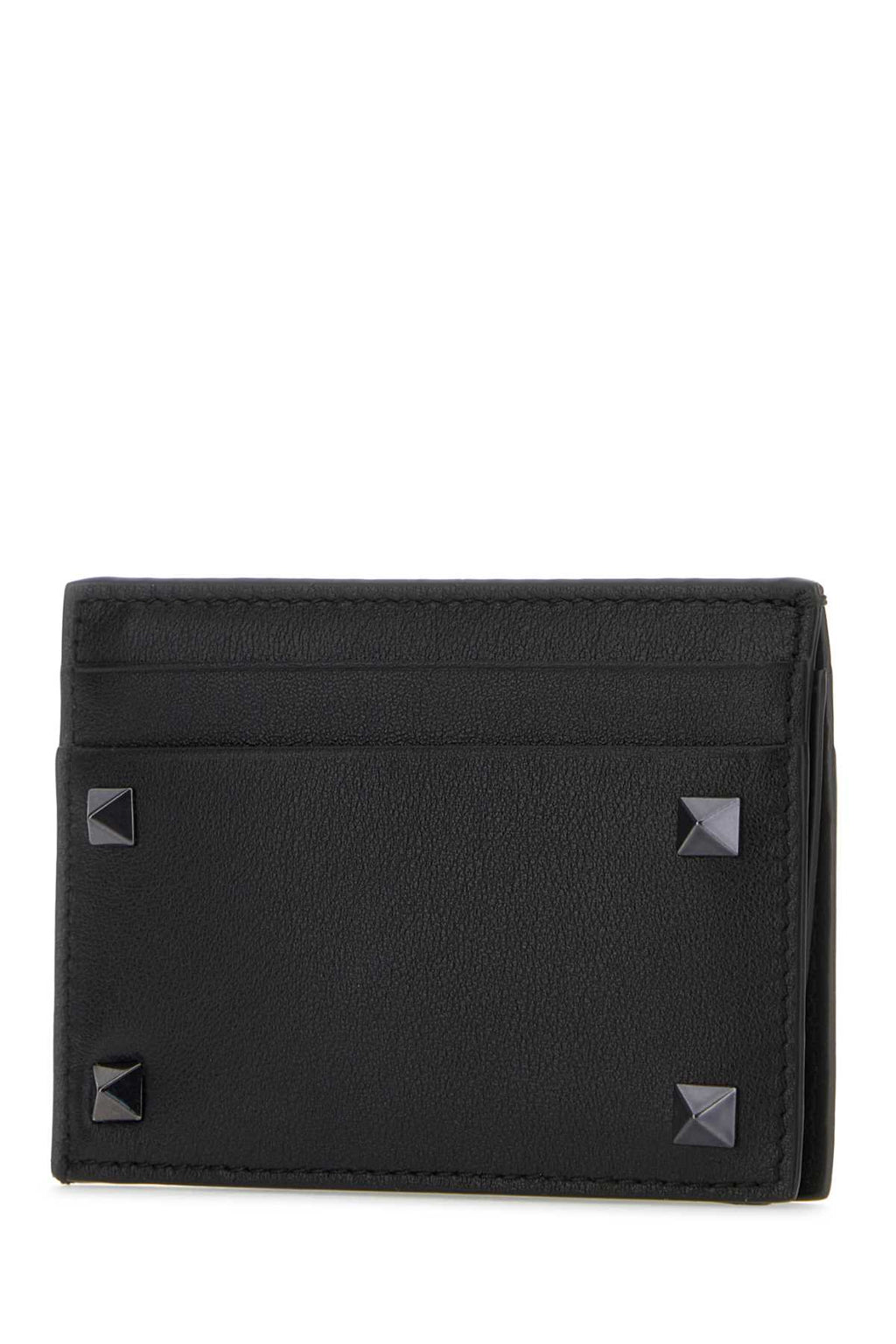 VALENTINO GARAVANI PORTAFOGLIO For Men Exterior: 100% Leather Finishing: Gunmetal