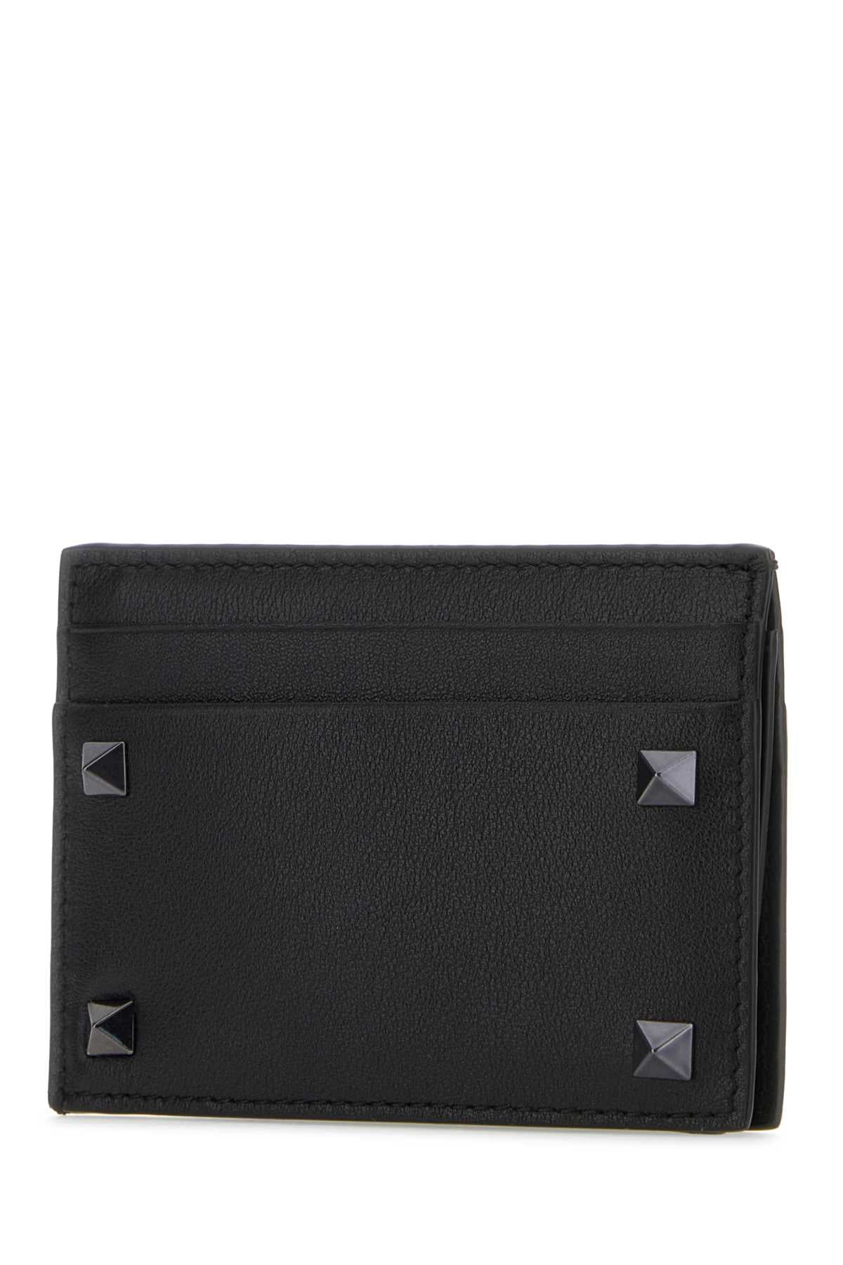 VALENTINO GARAVANI PORTAFOGLIO For Men Exterior: 100% Leather Finishing: Gunmetal