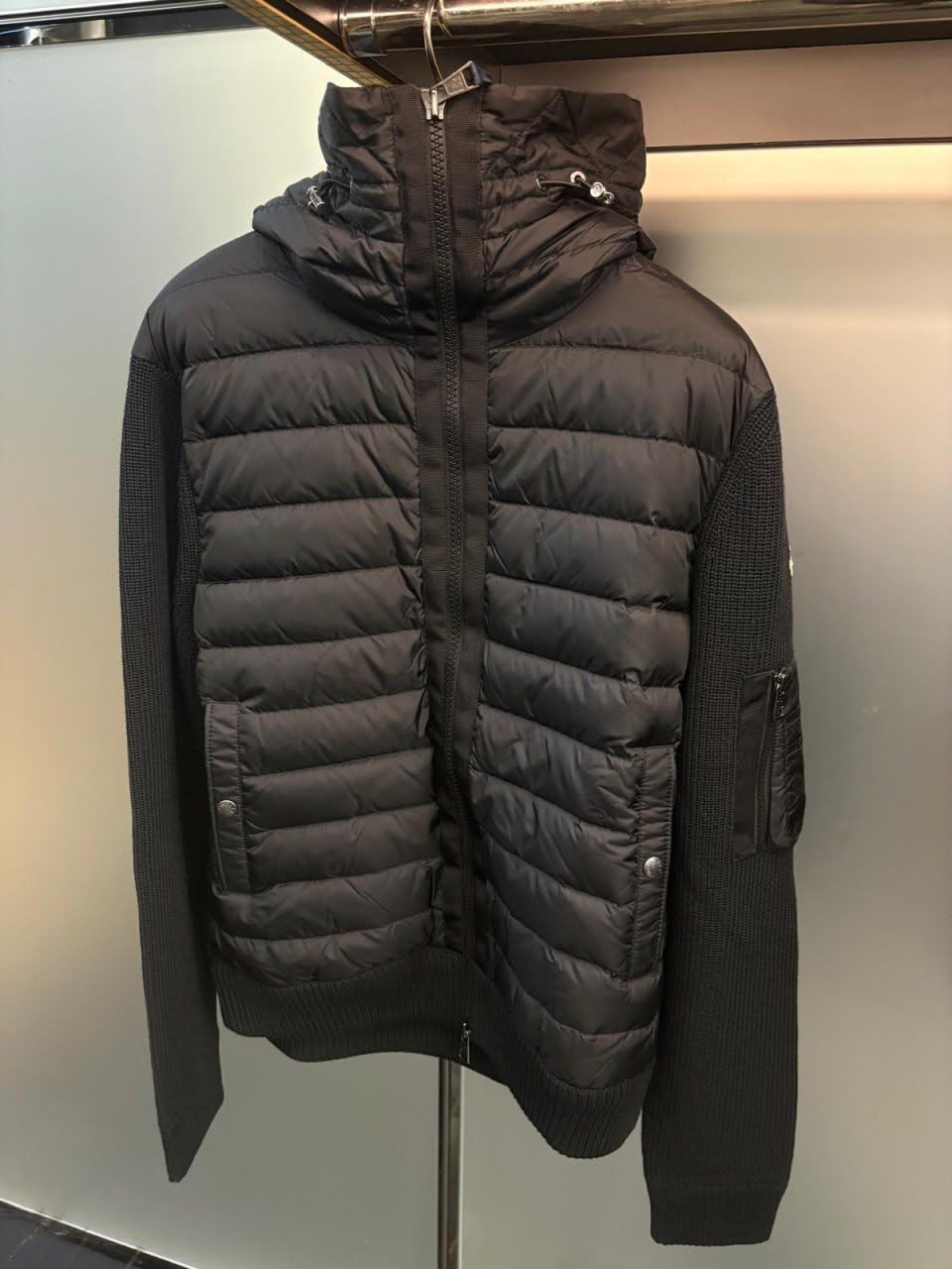 Hybrid Down-Filled Cardigan