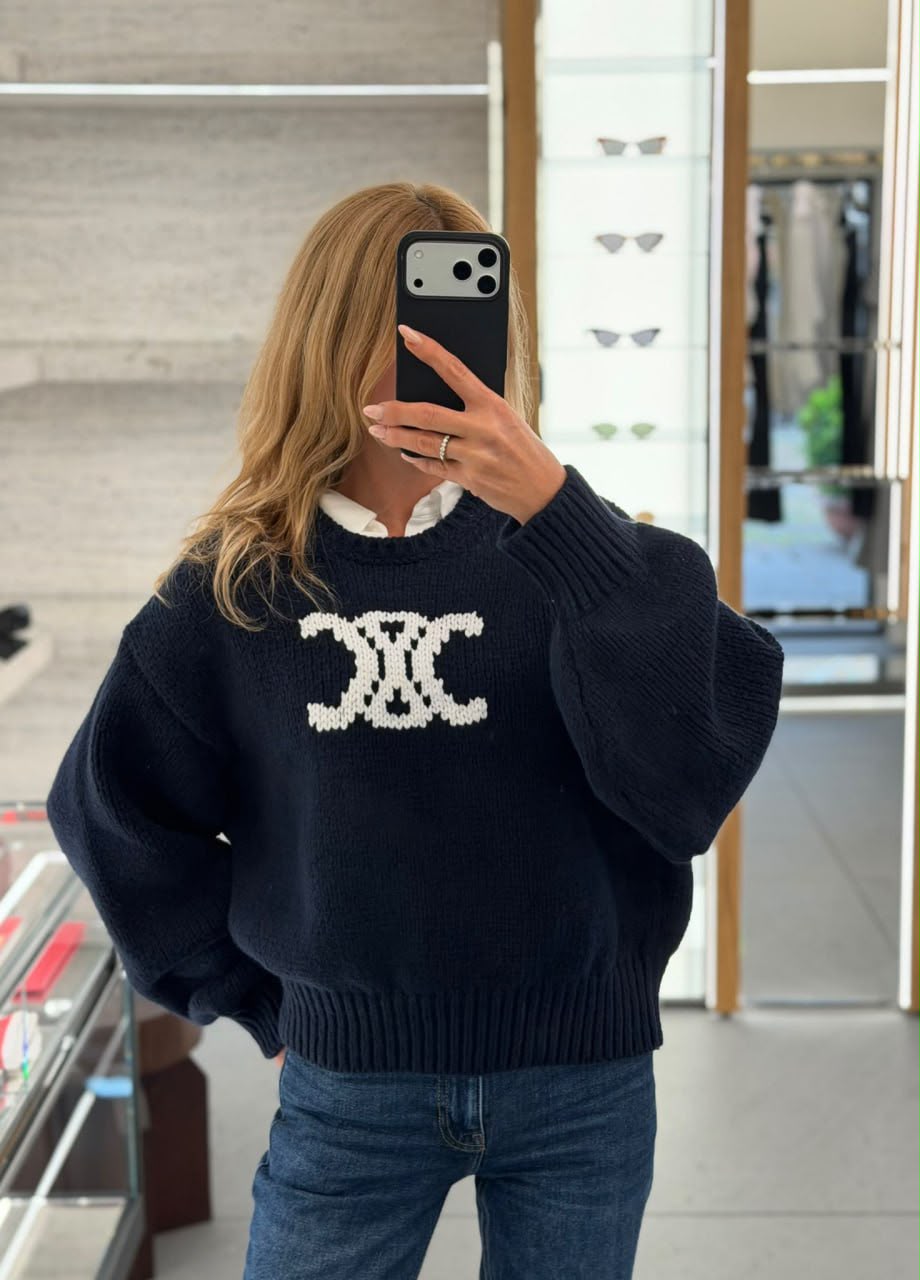 Triomphe Sweater in Wool