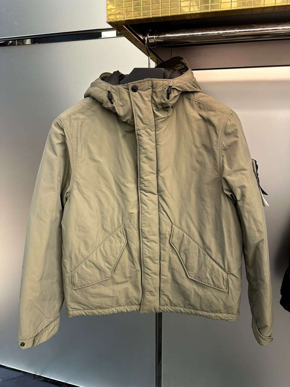 Garment Dyed Crinkle Reps NY Down Jacket