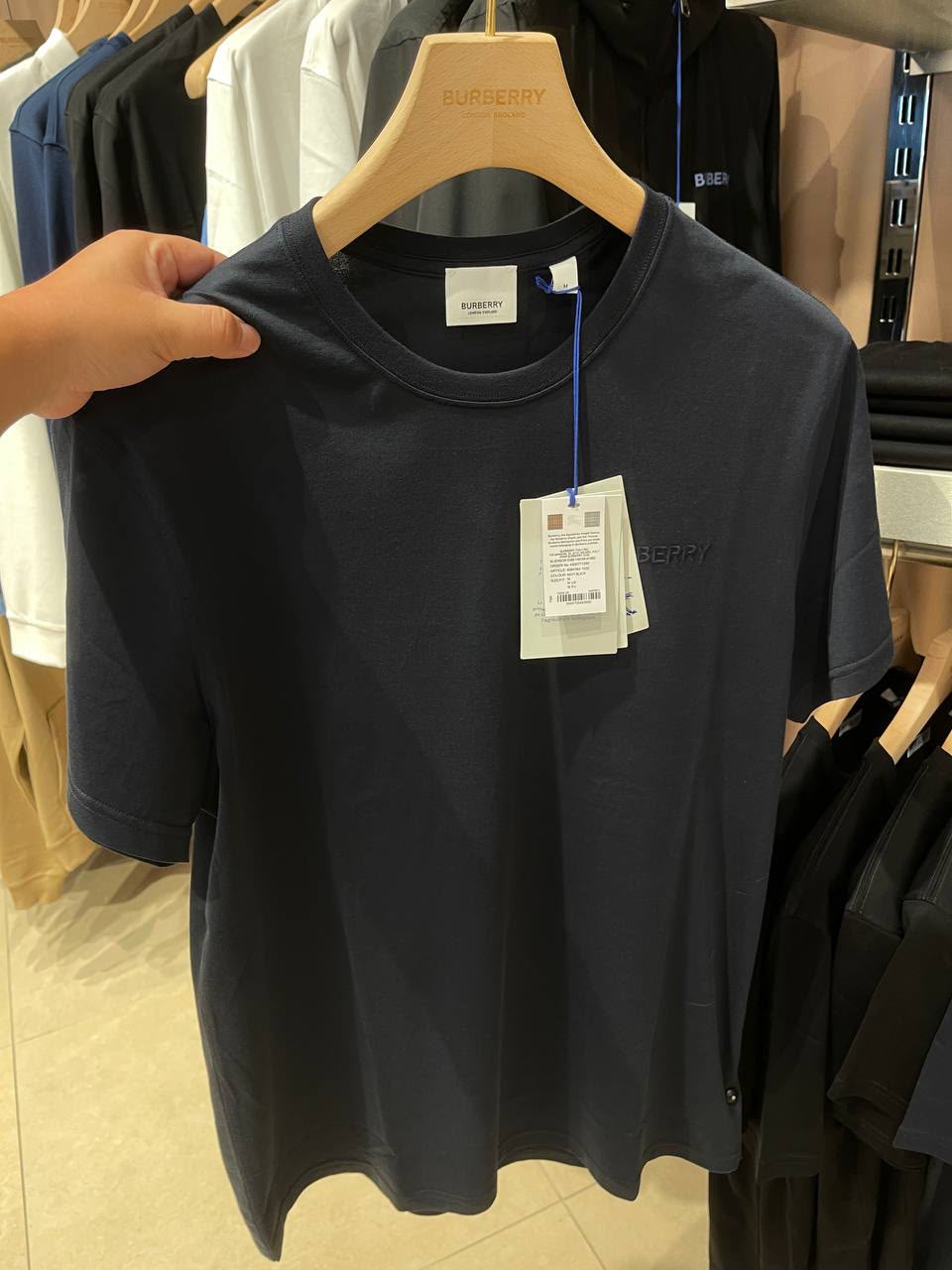 Embroidered Logo Cotton T-shirt