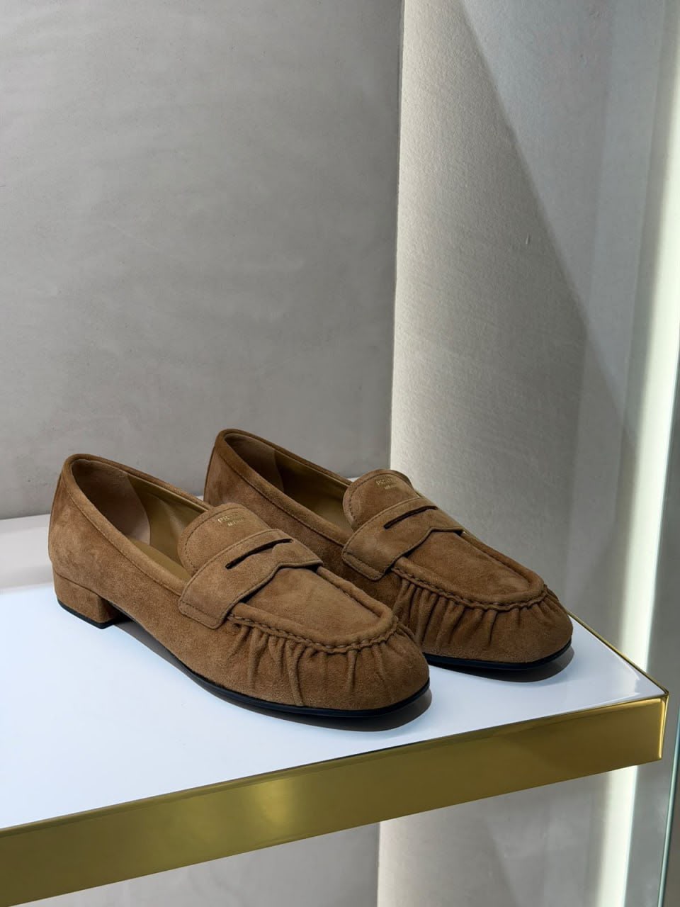 Suede Loafers
