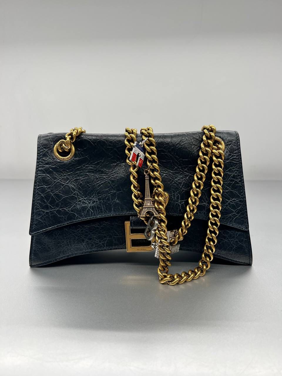 Hourglass Chain Bag with Charms