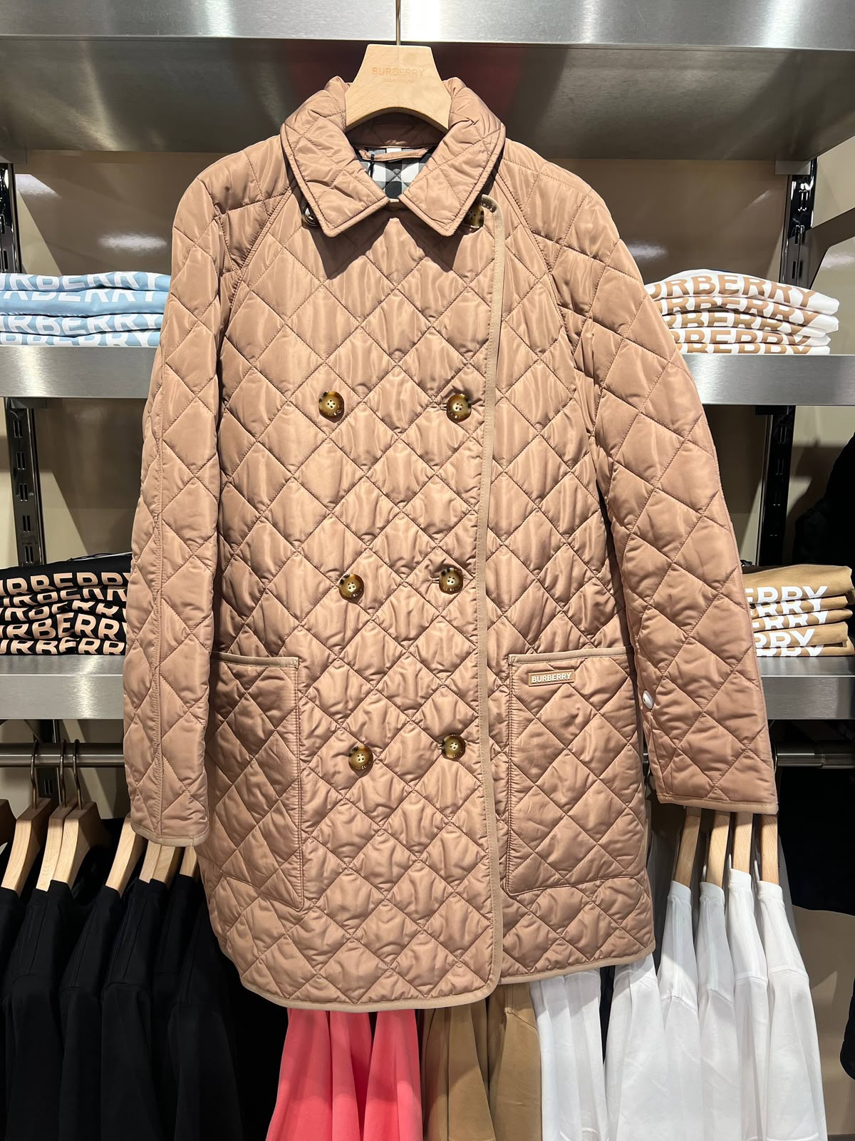 Double-breasted Quilted Jacket