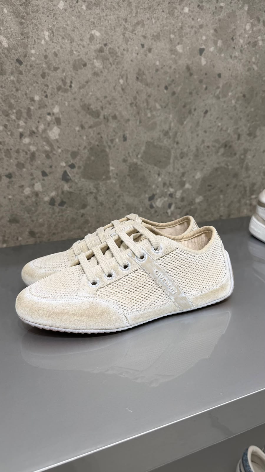 City Sport Low-Top Sneakers in Mesh and Suede