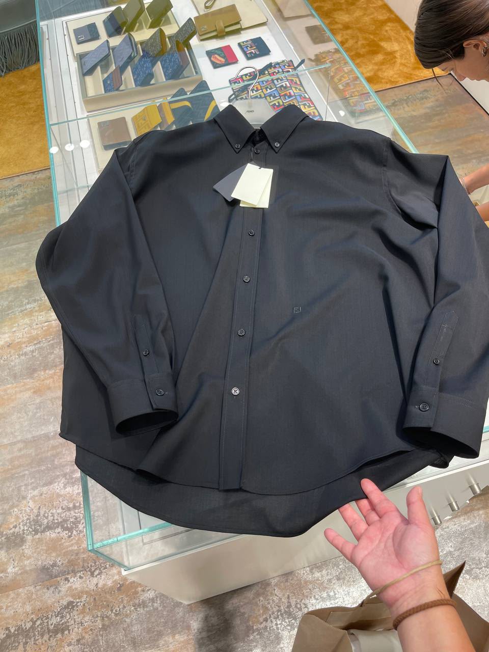 Black Cotton Shirt