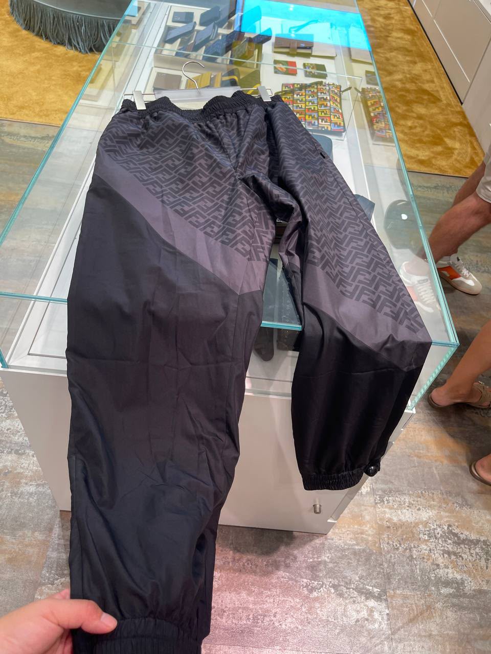 FF Logo Nylon Joggers