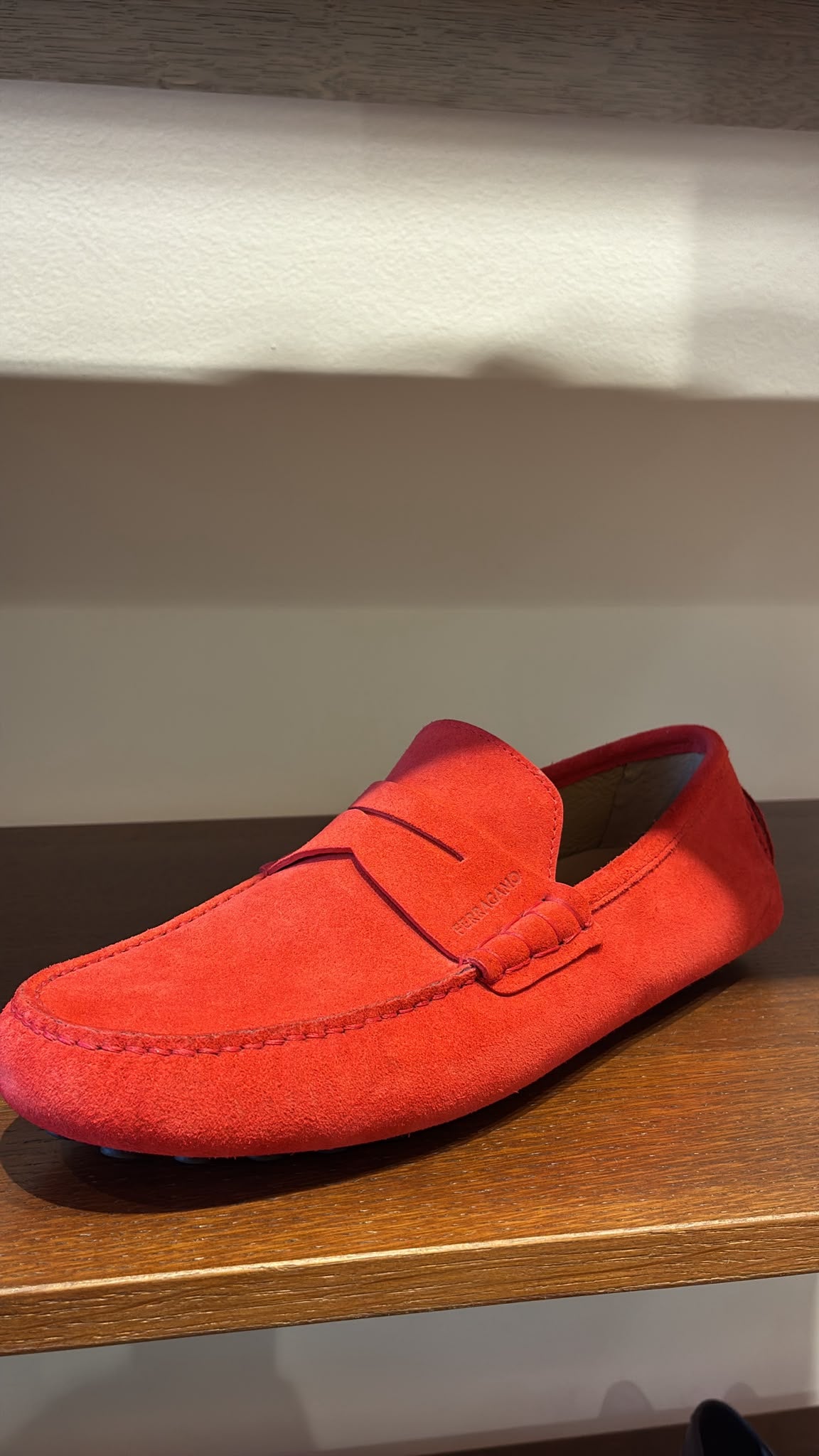 Ferragamo Suede Penny Loafer