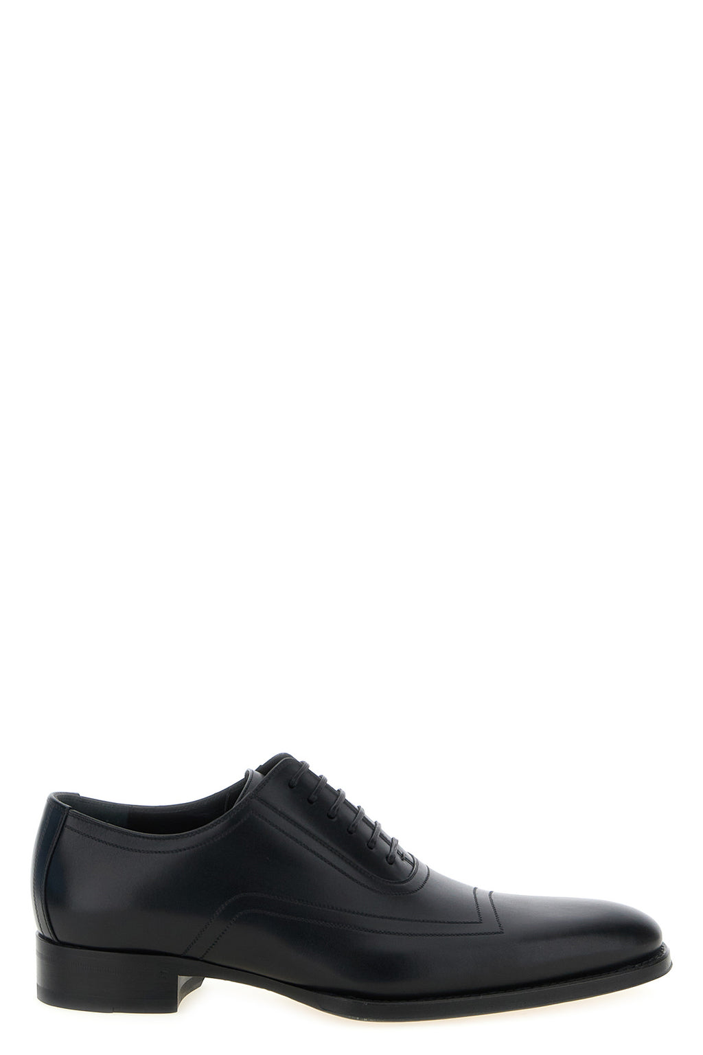 Lace-up leather