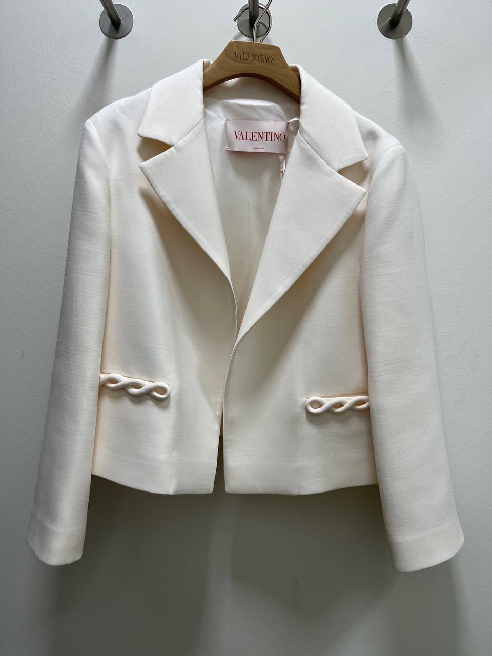 Crepe Couture Cropped Jacket