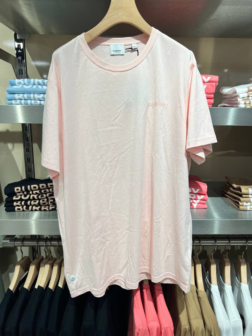 Embroidered Logo Cotton T-shirt