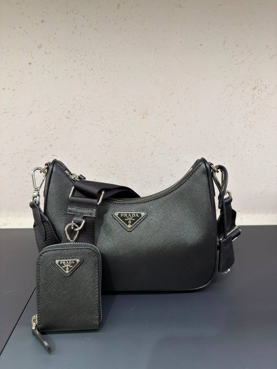 Re-Edition 2005 Saffiano Leather Bag