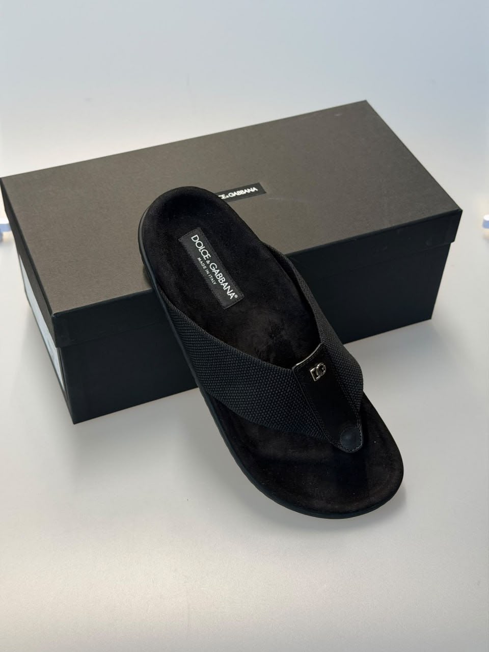 Thong Sandals in Technical Fabric