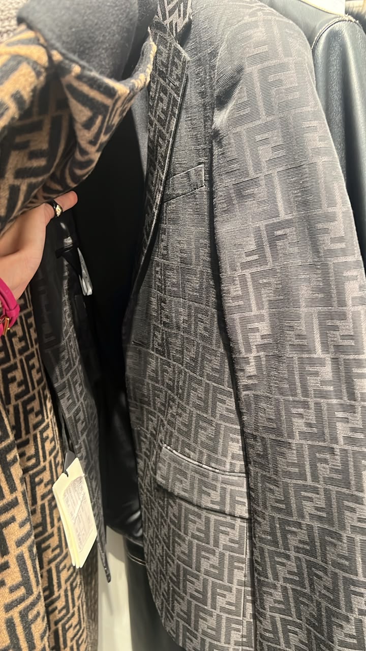 FF Logo Jacquard Blazer