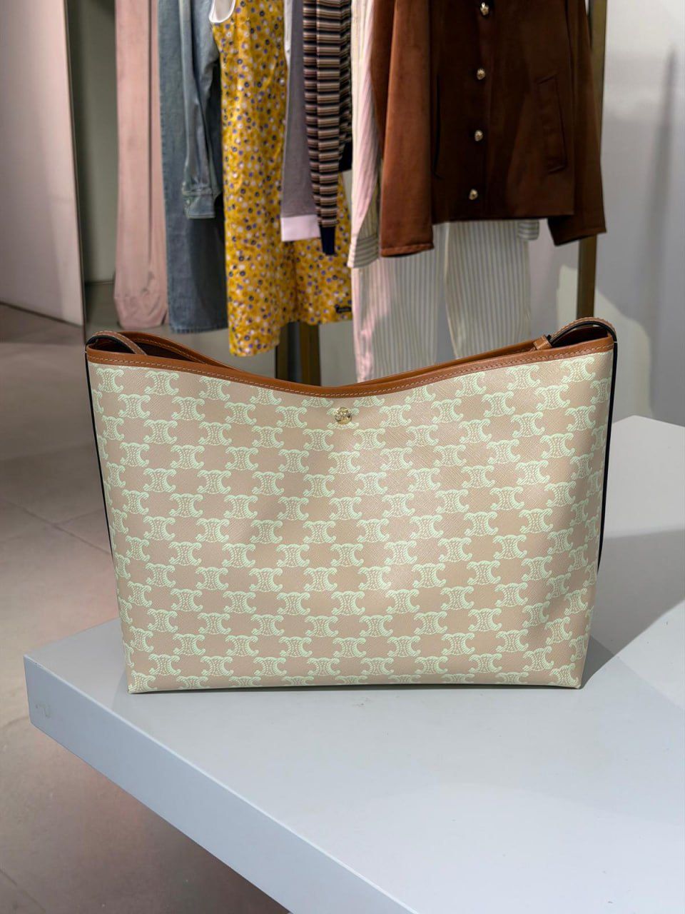Celine Horizontal Cabas in Triomphe Canvas