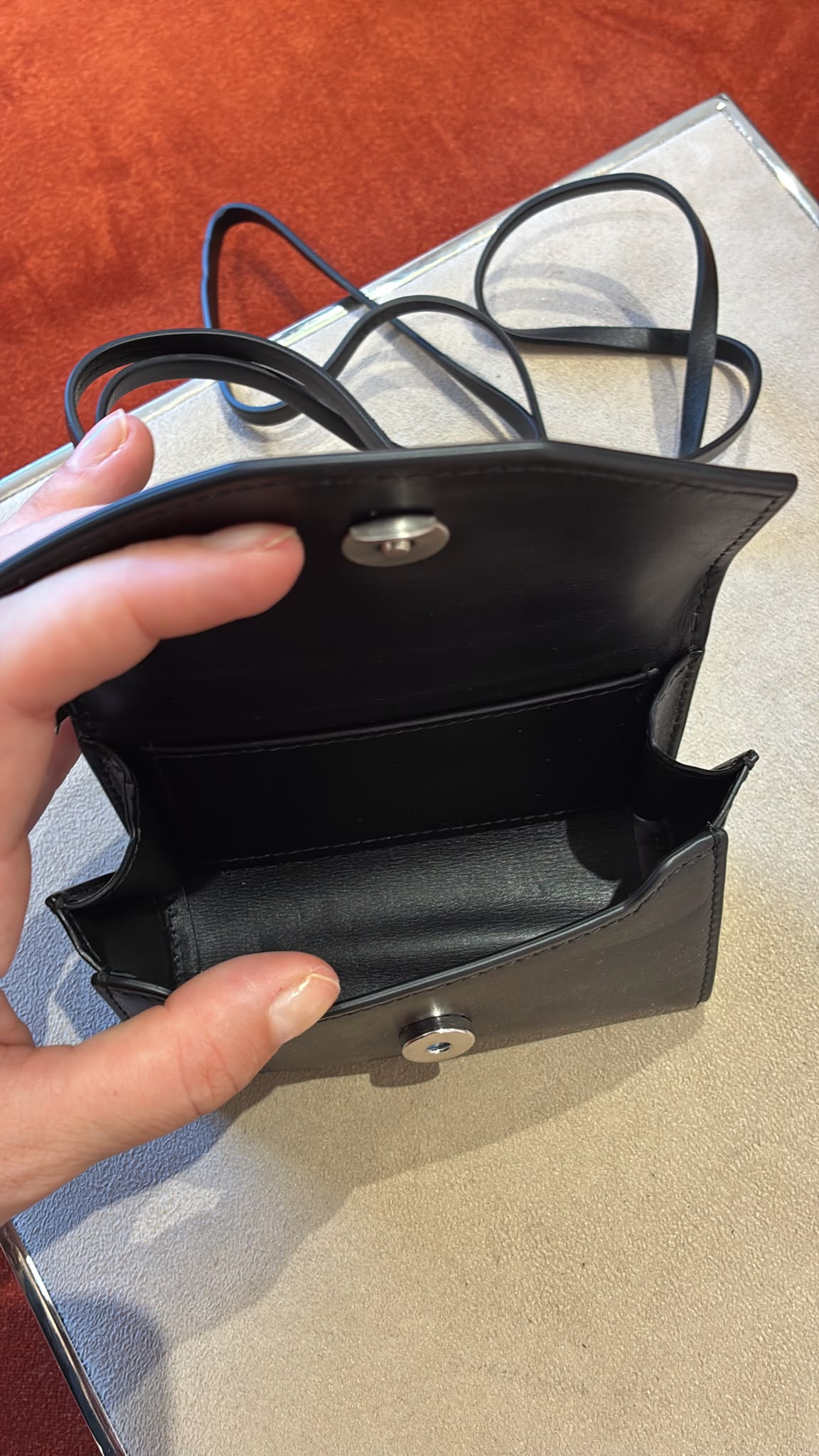 Leather Phone Holder with Strap