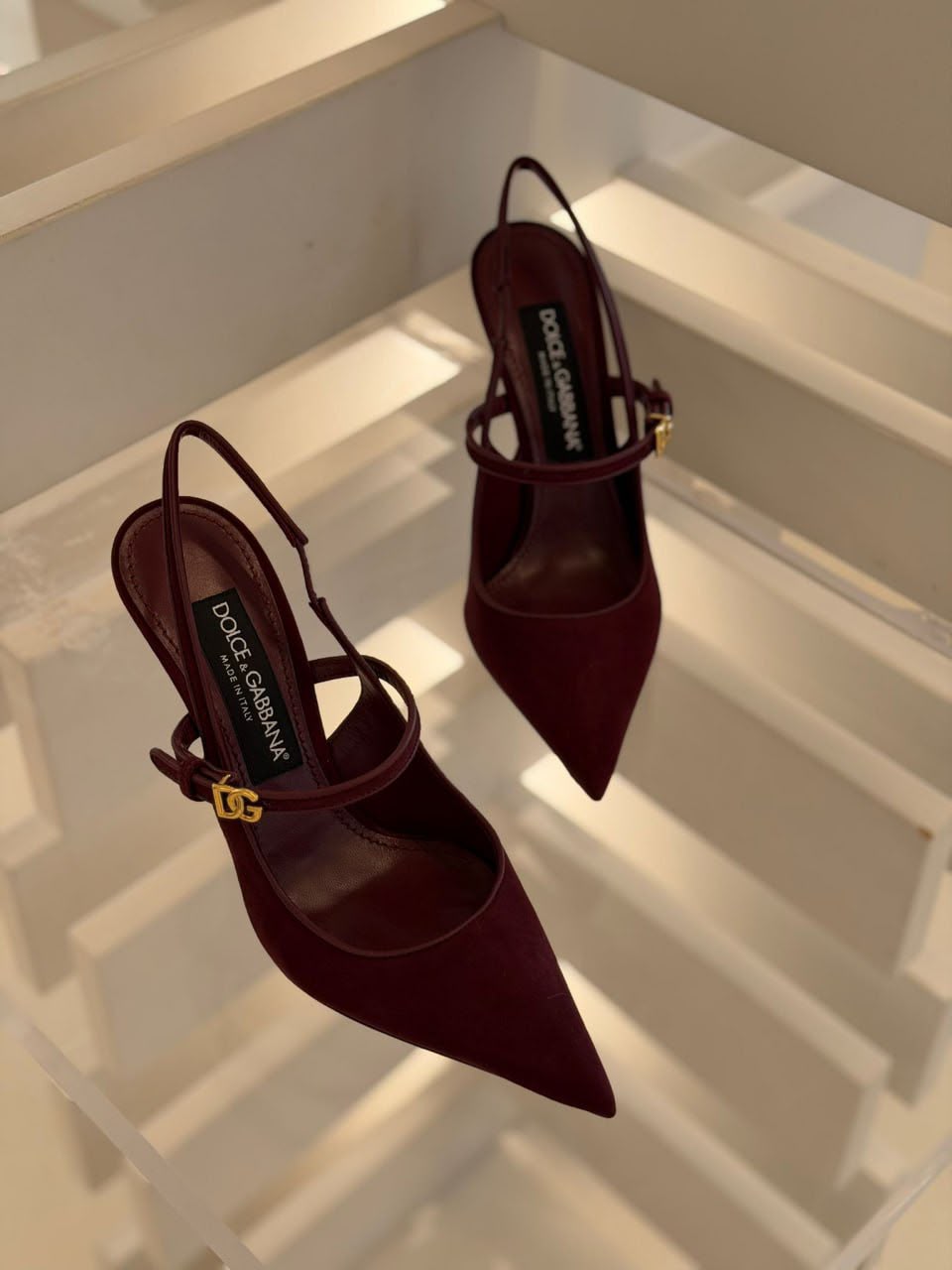 DG Slingback Pumps in Suede