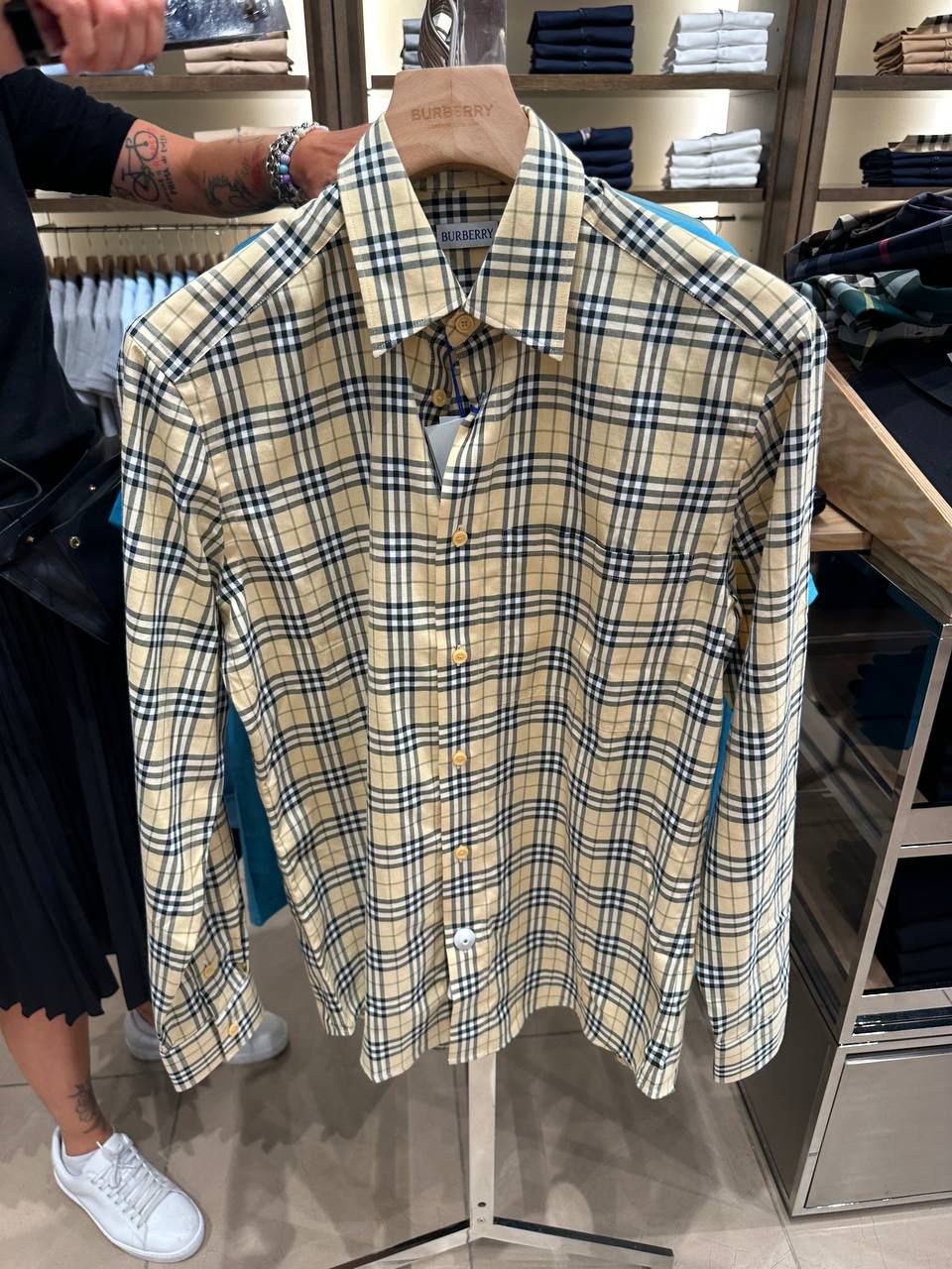 Vintage Check Cotton Shirt