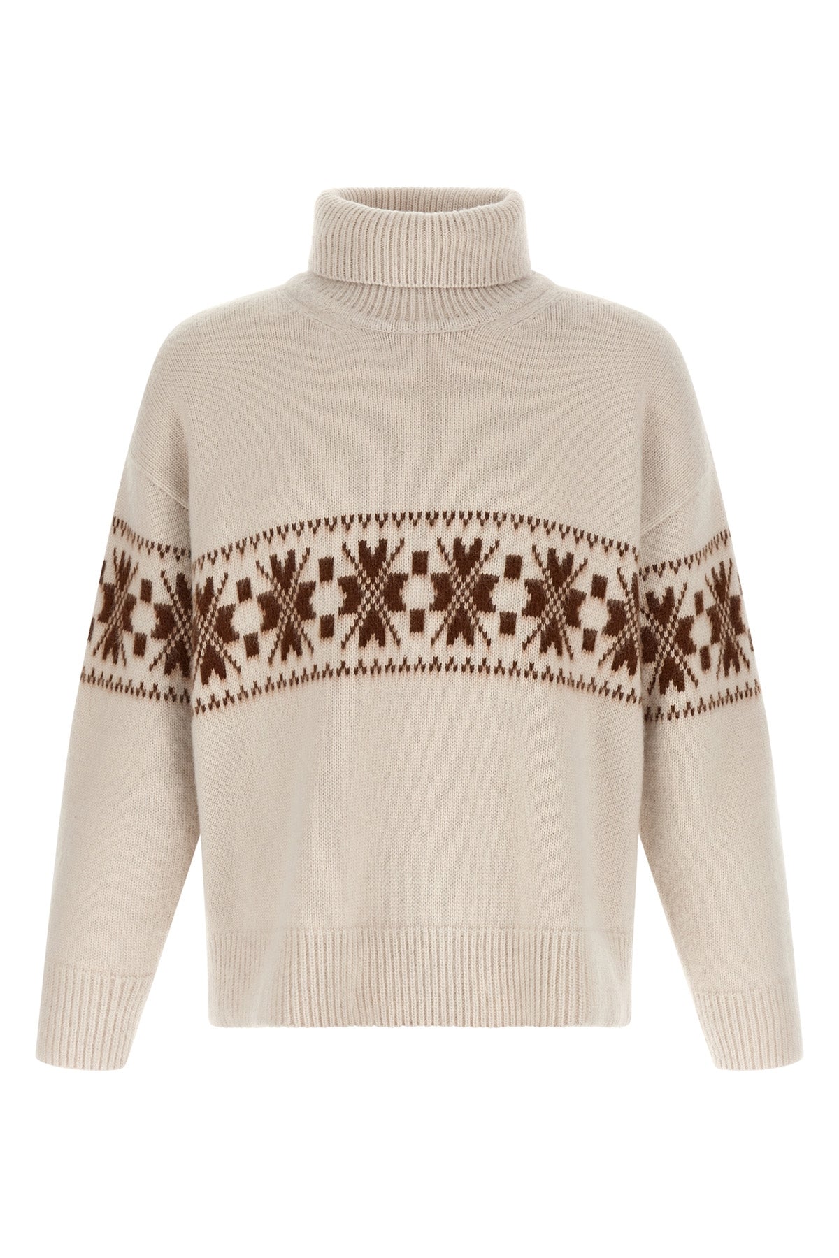 High neck sweater