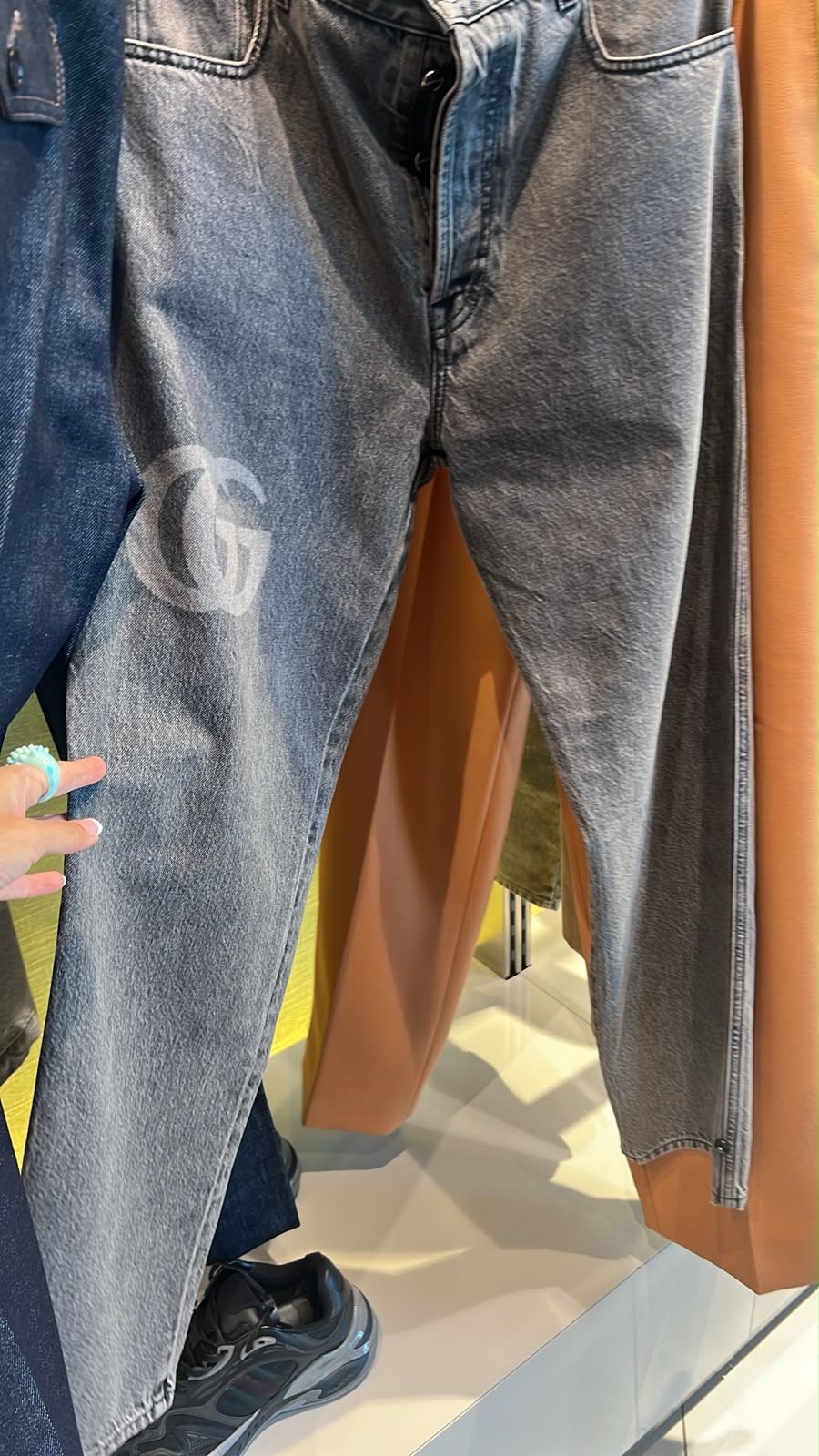 Interlocking G denim pants