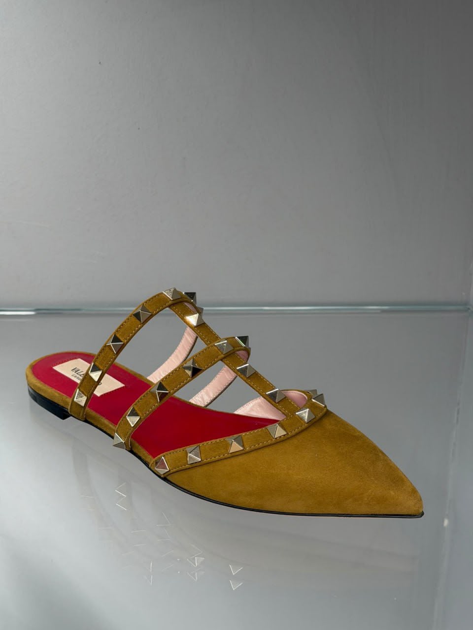 Rockstud Suede Mules