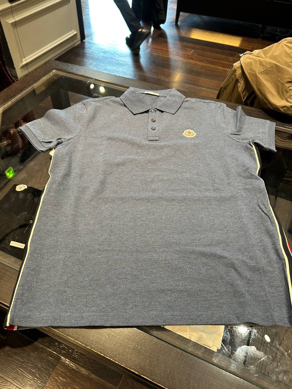 Side-Stripe Polo Shirt