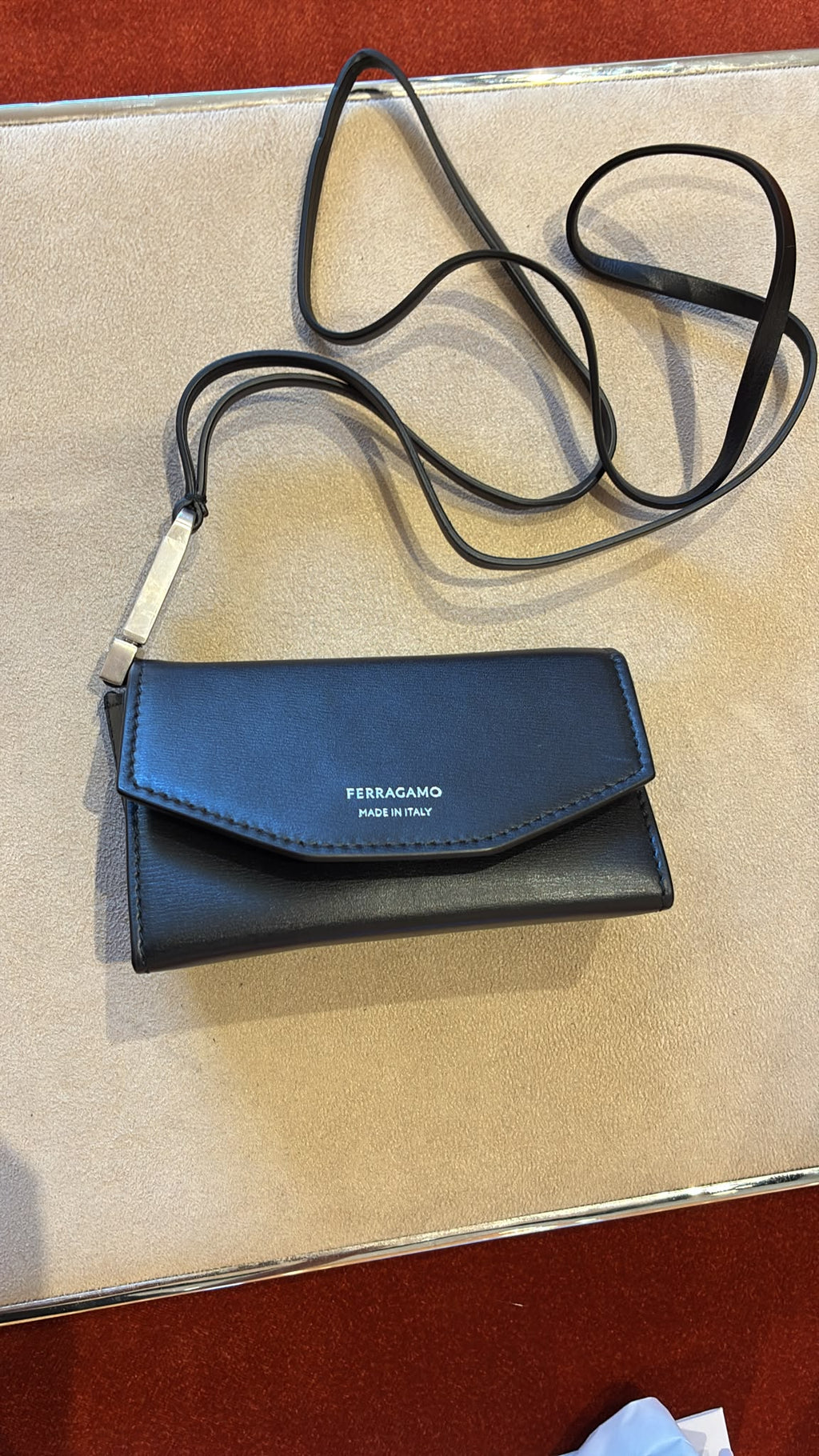Leather Phone Holder with Strap
