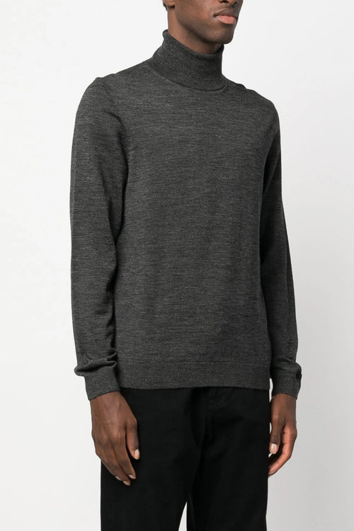 HUGO BOSS 'Musso-P' turtleneck sweater For Men 100% virgin wool