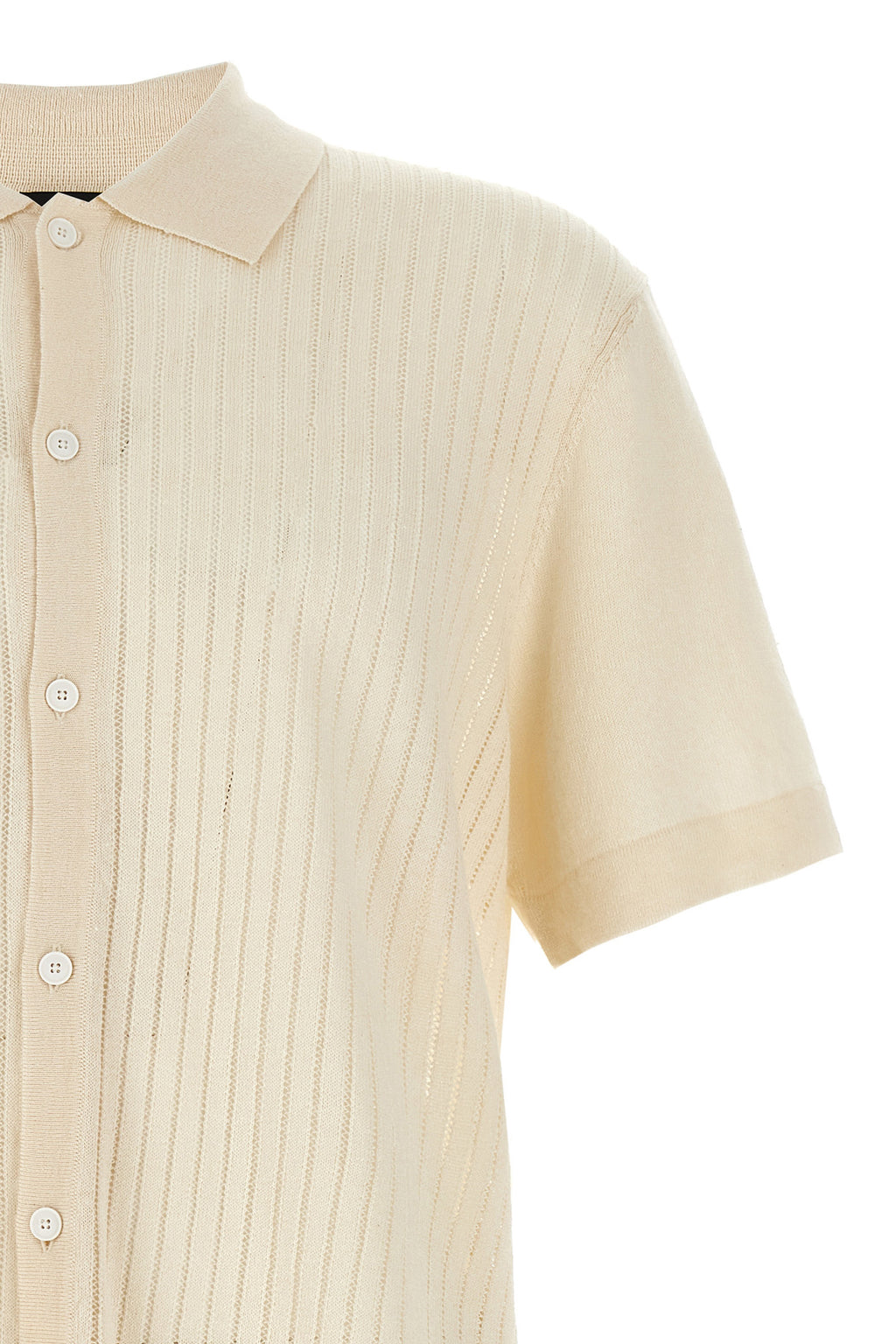 HUGO BOSS Knitted shirt For Men 56% linen, 44% cotton