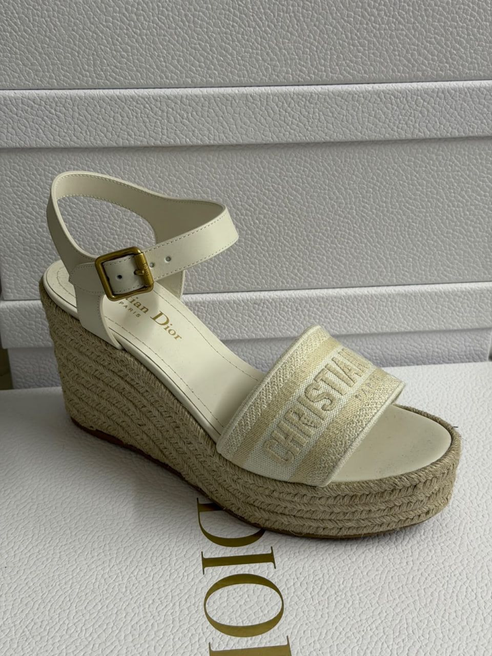 Dior Granville Espadrille Wedge