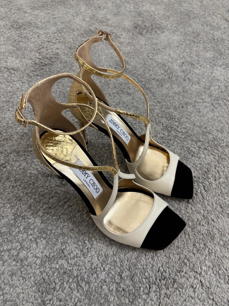 T-Strap High Heel Sandals