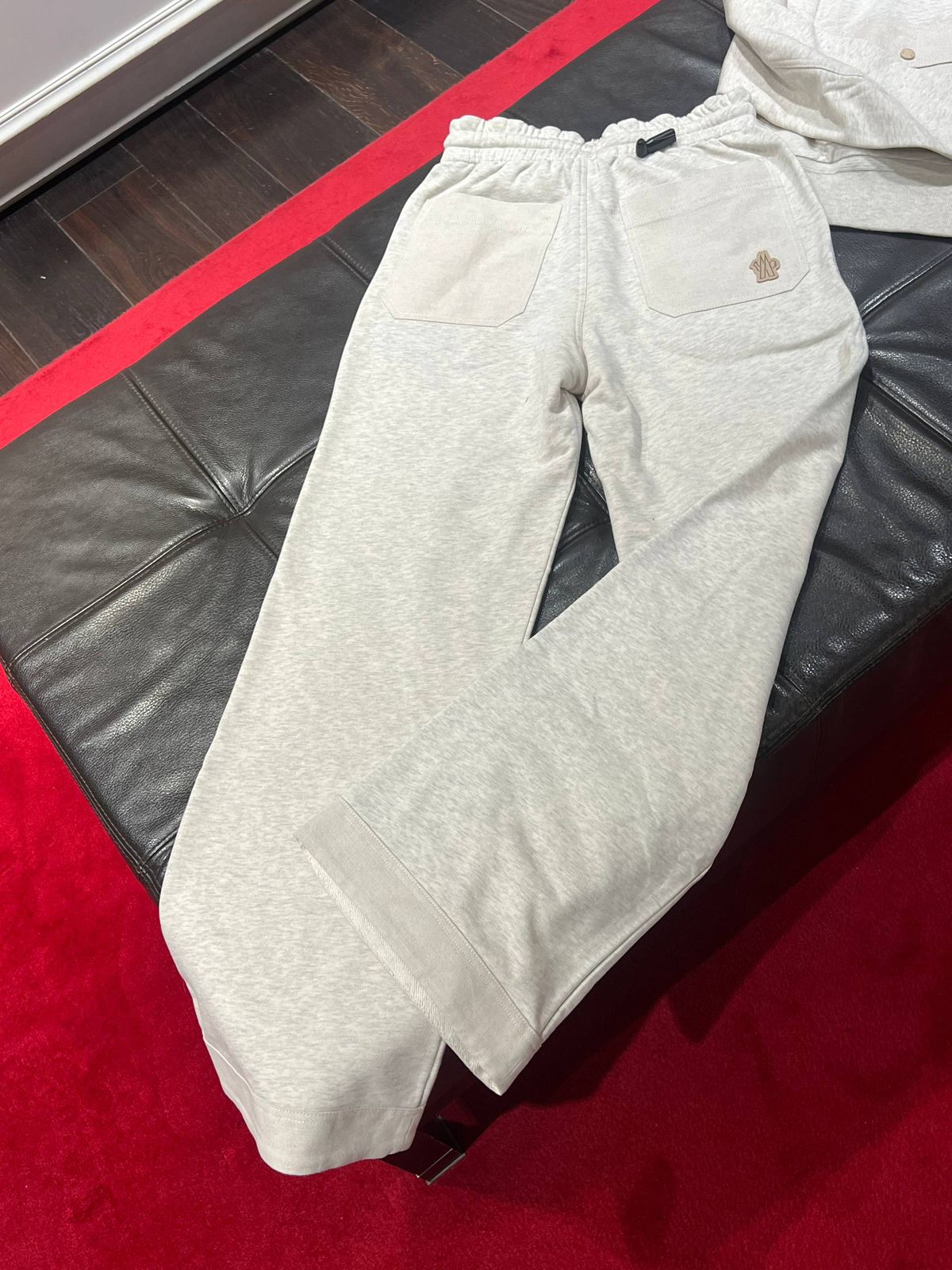 Moncler Logo-Patch Wide-Leg Sweatpants