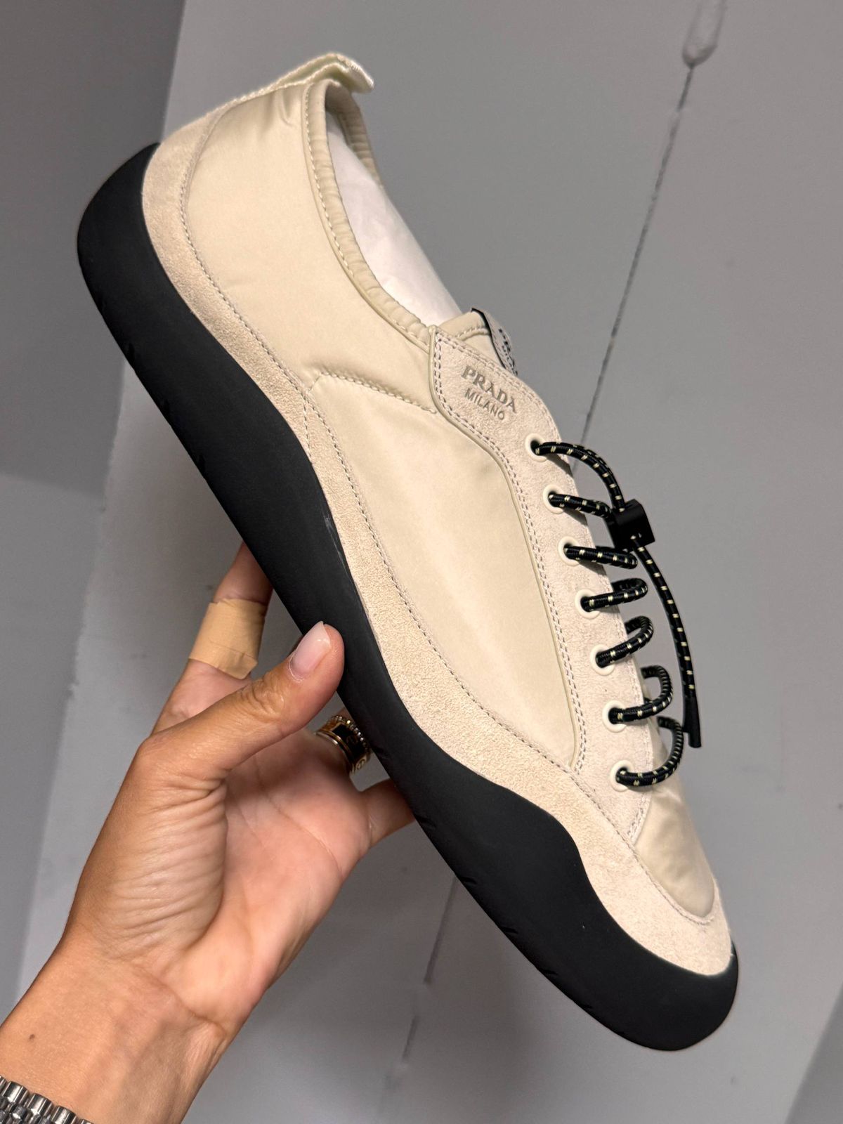 Downtown Suede and Re-Nylon Sneakers