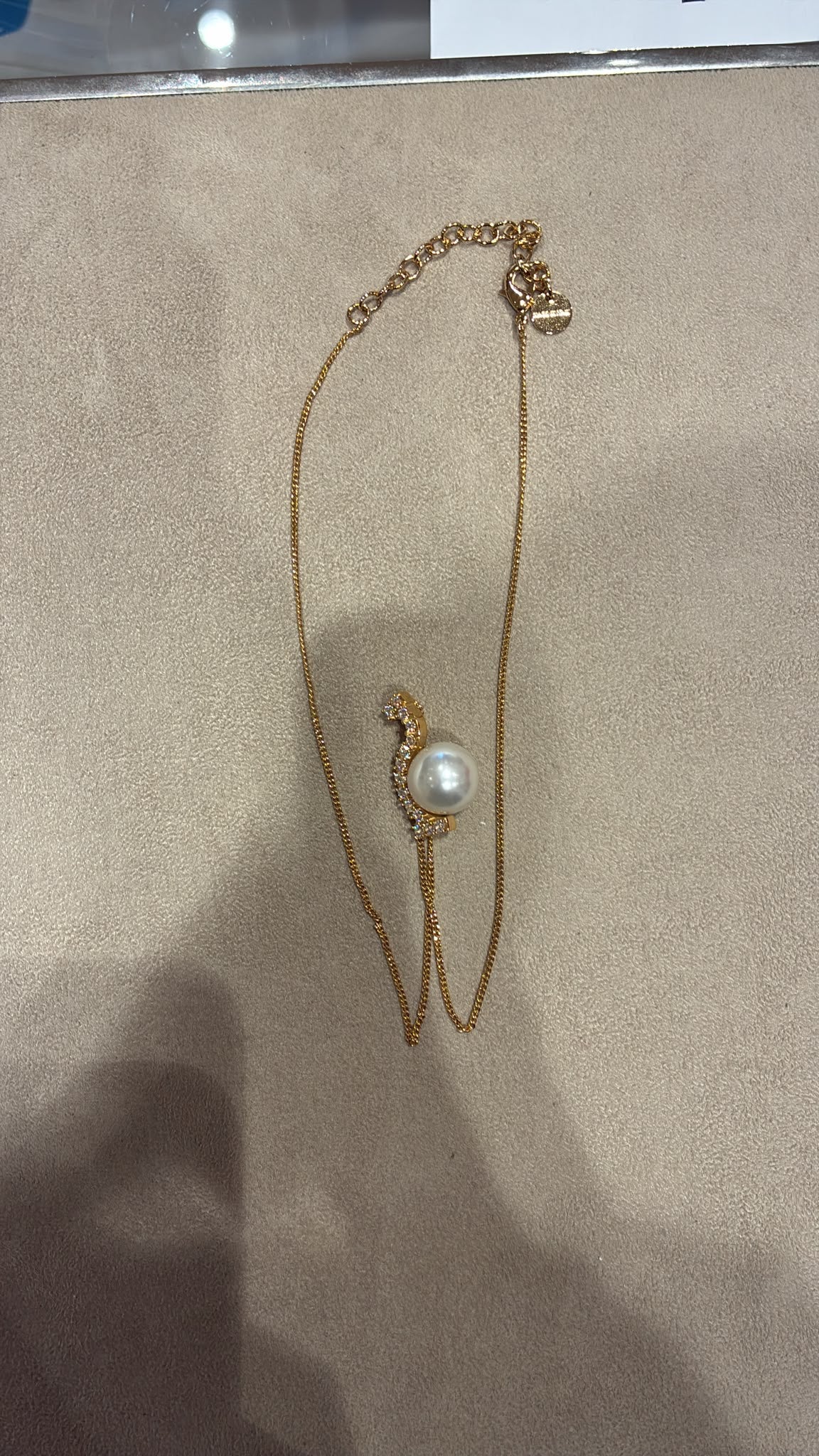 Seahorse Pearl Pendant Necklace