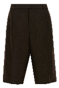 Flannel bermuda shorts
