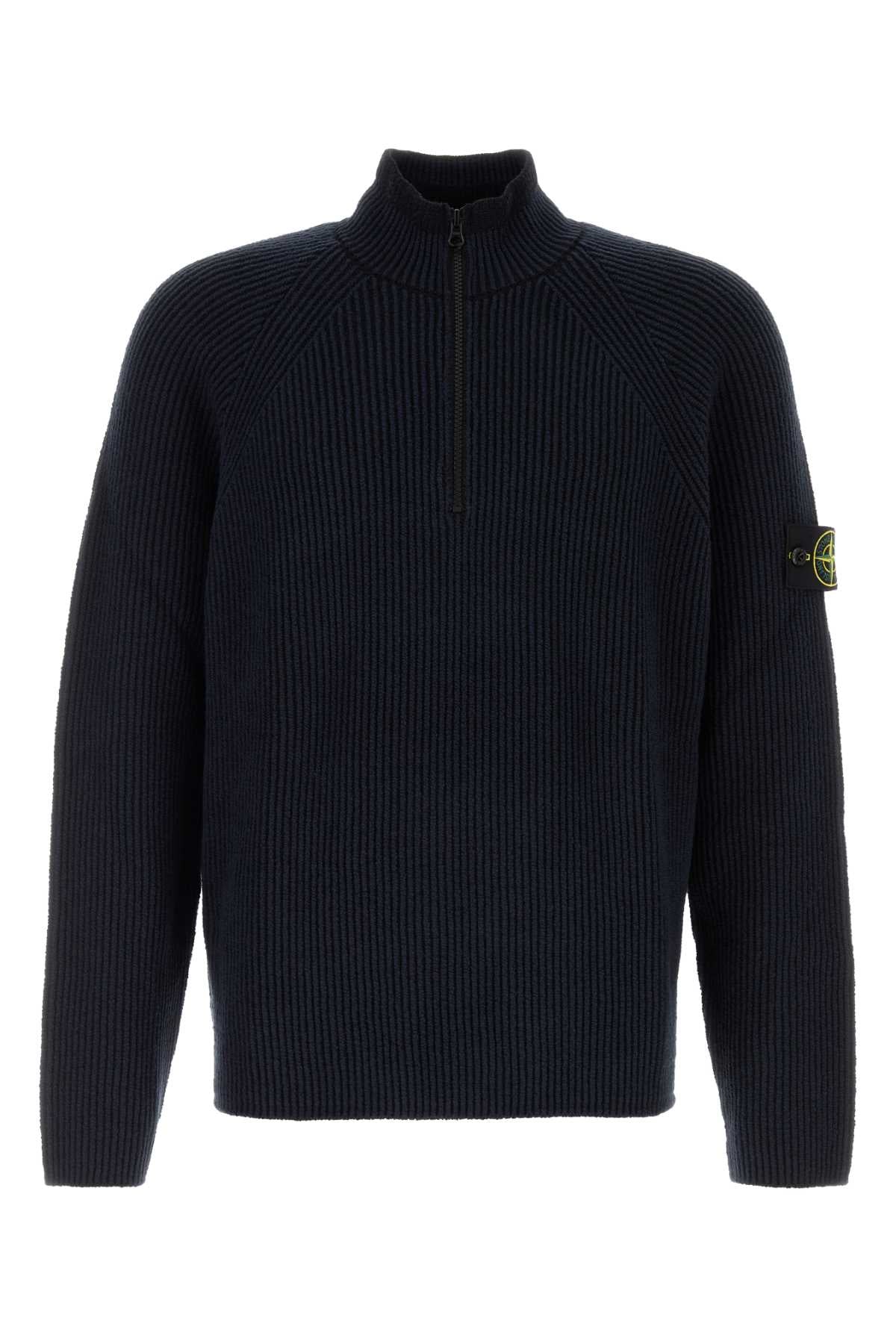 STONE ISLAND LS POLO For Men Exterior: 57% Virgin wool 35% Cotton 7% Nylon 1% Elastane